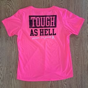 Under Armour breast cancer tshirt